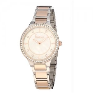 Наручные часы FL.1.10048-5 fashion женские Freelook. Цвет: золотистый/розовый