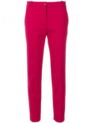 Укороченные брюки Pinko. Цвет: розовый