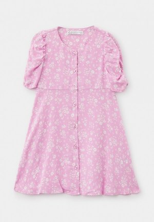 Платье Gloria Jeans. Цвет: розовый