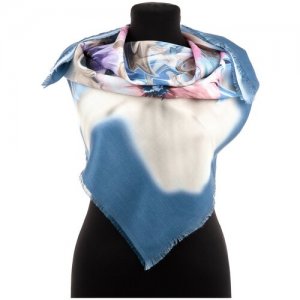 Женский платок Barcelo Biagi. Цвет: голубой