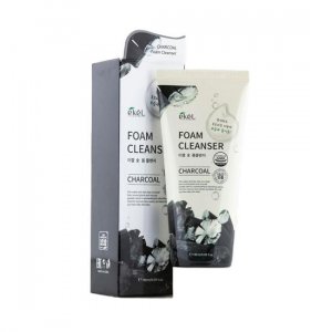 Ekel Foam Cleanser Charcoal Пенка для умывания с углем