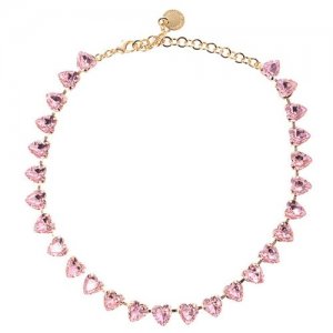 Колье , кристалл, розовый Marina Fossati. Цвет: розовый/золотистый