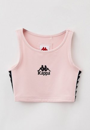 Топ спортивный Kappa. Цвет: розовый