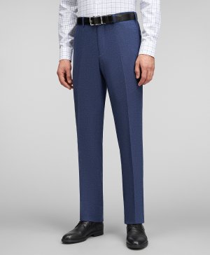 Костюмные брюки TR1-0195-N BLUE HENDERSON. Цвет: голубой