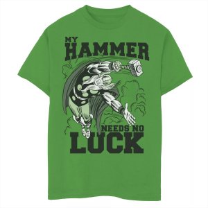 Футболка с рисунком Hammer Luck для мальчиков 8–20 лет Marvel