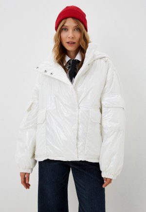 Куртка утепленная Gloria Jeans. Цвет: белый