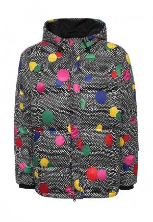 Куртка утепленная Boutique Moschino. Цвет: разноцветный