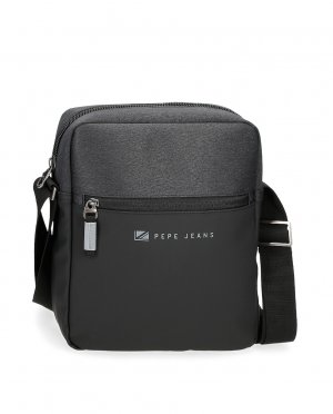 Jarvis черная мужская сумка через плечо с держателем для планшета, черный Pepe Jeans