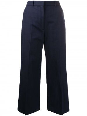 Укороченные расклешенные брюки Kenzo. Цвет: синий