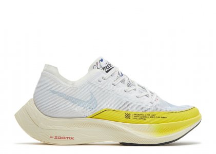 Кроссовки Wmns Zoomx Vaporfly Next% 2 'White Yellow Strike', белый Nike