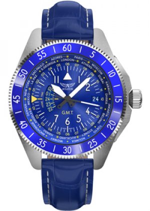 Швейцарские наручные мужские часы V.1.37.0.308.4. Коллекция Airacobra Aviator