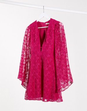 Платье мини -Розовый цвет Talulah