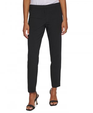 Женские брюки хайлайн длиной до щиколотки, стандартного размера и ампер; Маленькая , черный Calvin Klein