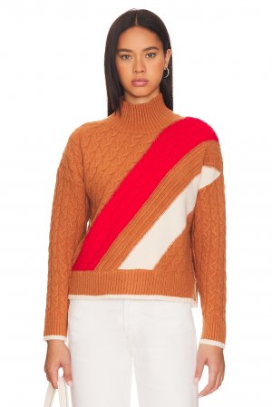 Свитер 525 Ria Color Block Cable Pullover, цвет Toasted Almond Multi Himalaya