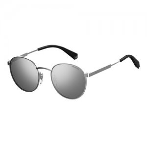 Солнцезащитные очки  PLD 2053/S 010 EX EX, серый, серебряный Polaroid. Цвет: серый