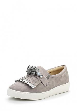 Слипоны Sweet Shoes. Цвет: серый