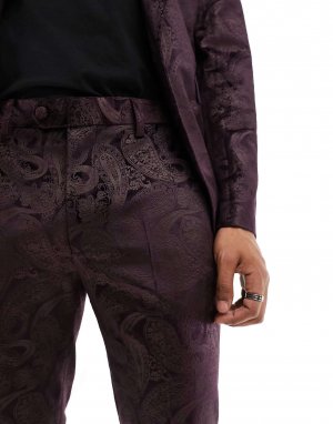 Черные узкие брюки Gianni Feraud. Цвет: черный