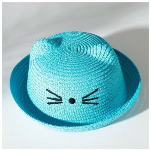 Шляпа, размер 48, голубой Minaku