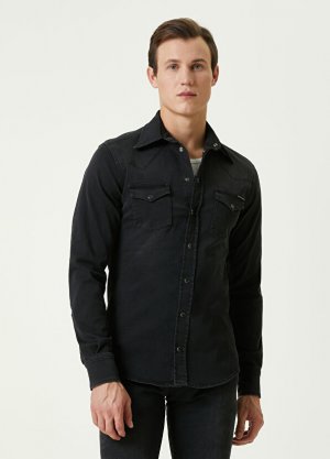 Темно-серая джинсовая рубашка Dolce&Gabbana