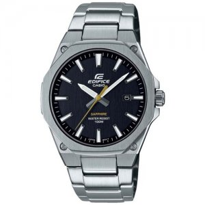 Наручные часы Edifice EFR-S108D-1AVUEF, черный, серебряный CASIO. Цвет: серебристый