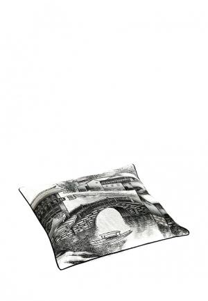 Подушка декоративная Живой Шелк. Цвет: серый