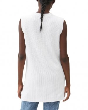 Свитер Sydney Cotton Sweater Vest with Side Slits, белый Michael Stars