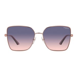 Женские солнцезащитные очки VO4199S 58 мм с градиентом и бабочкой, серебряный Vogue