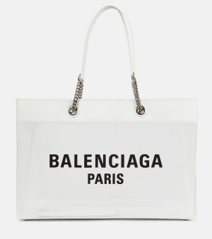 Большая сетчатая сумка-тоут Duty Free , белый Balenciaga