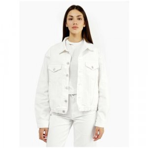 Джинсовая куртка , размер 40, белый Replay. Цвет: белый