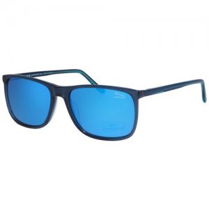 Солнцезащитные очки , прямоугольные, оправа: пластик, для мужчин, синий Jaguar. Цвет: синий