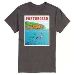 Мужская футболка 's Luca Portorossa с рисунком открытки, Италия Disney