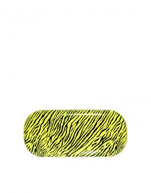 Чехол для солнцезащитных очков с принтом зебра Jeepers Peepers. Цвет: желтый