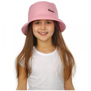Шляпа , размер S(48-50), розовый Solorana. Цвет: розовый/светло-розовый