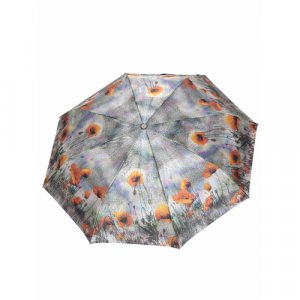 Зонт , мультиколор ZEST. Цвет: серый/оранжевый/серебристый