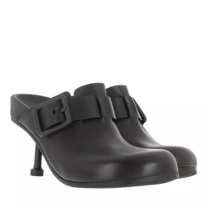 Туфли mallorca 80mm mules leather , черный Balenciaga