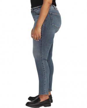 Джинсы Plus Size Most Wanted Mid-Rise Straight Leg Jeans W63413EDB341, индиго Silver Co.