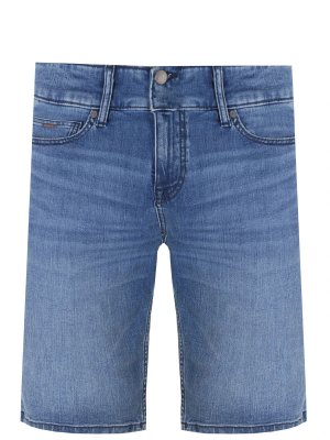 Шорты джинсовые BOSS. Цвет: синий