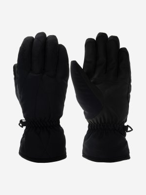 Перчатки женские , Черный, размер 7.5 Ziener. Цвет: черный