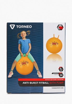Мяч гимнастический Torneo. Цвет: оранжевый