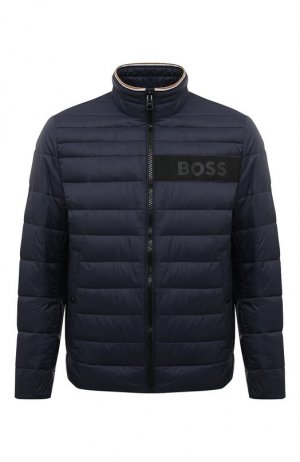 Утепленная куртка BOSS. Цвет: синий