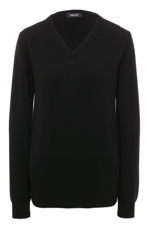 Кашемировый пуловер MUST. Цвет: чёрный