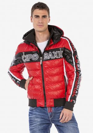 Куртка из экокожи , красный Cipo & Baxx