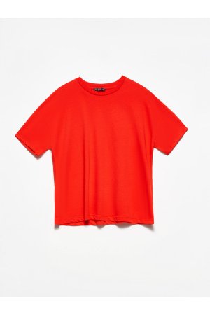 Базовая футболка-красная , красный Dilvin