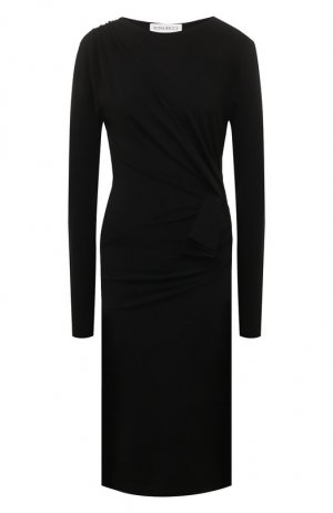 Платье из вискозы Nina Ricci. Цвет: чёрный