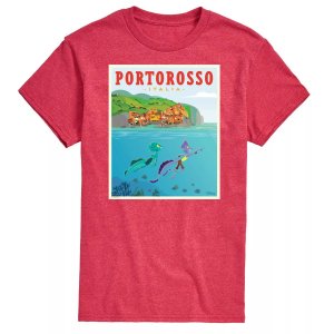 Мужская футболка 's Luca Portorossa с рисунком открытки, Италия Disney