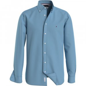 Рубашка с длинным рукавом Flex Poplin Rf, синий Tommy Hilfiger
