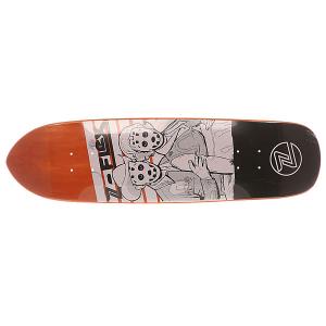 Дека для скейтборда лонгборда Darling Companion Orange 32.75 x 8.625 (21.9 см) Z-Flex. Цвет: мультиколор
