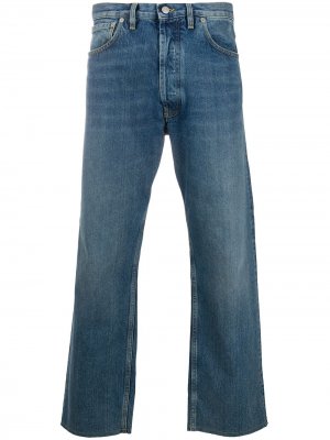 Прямые джинсы с пятью карманами Maison Margiela. Цвет: синий