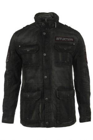 Куртка Affliction. Цвет: зеленый