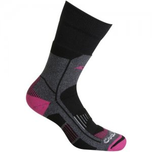 Носки , размер 39, розовый, черный Accapi. Цвет: черный/розовый